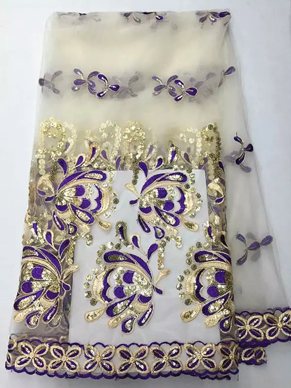 (5yd/lot) KGN47 с блестками Африканская Чистая ткань Шнурка На продажу Французский тюль