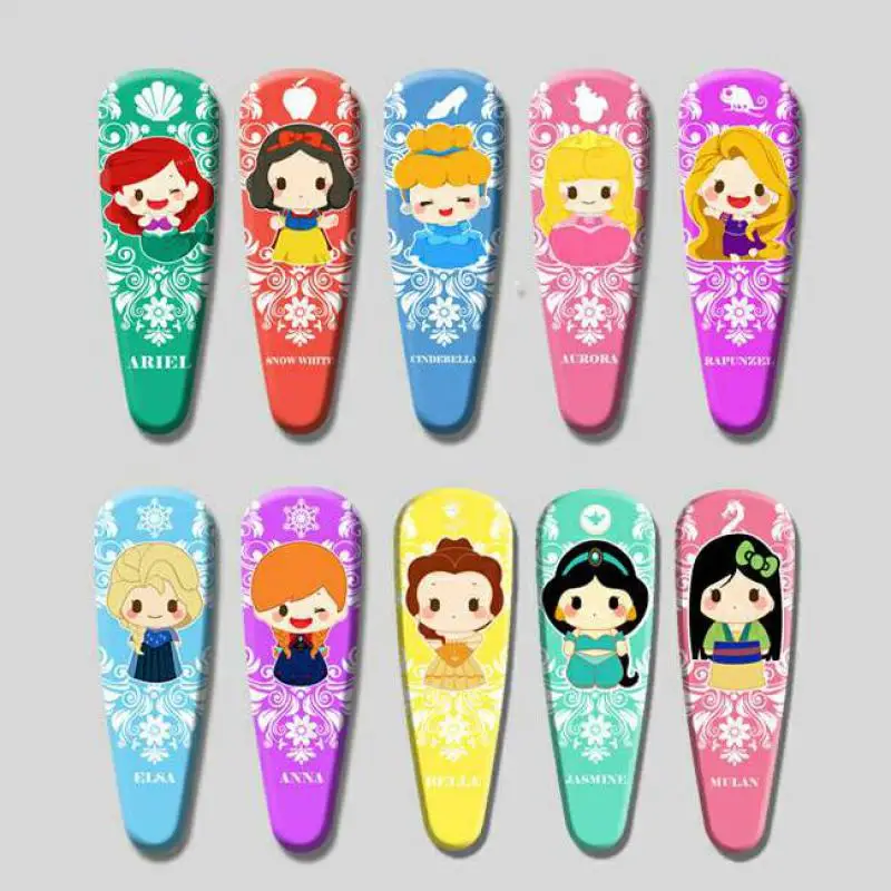 Классическая заколка для волос принцессы русалки Рапунцель снег 10 шт. заколки