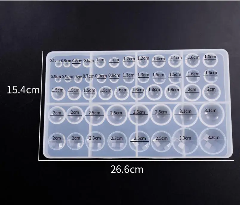 Новая прозрачная силиконовая форма для сушеных цветов смолы декоративное