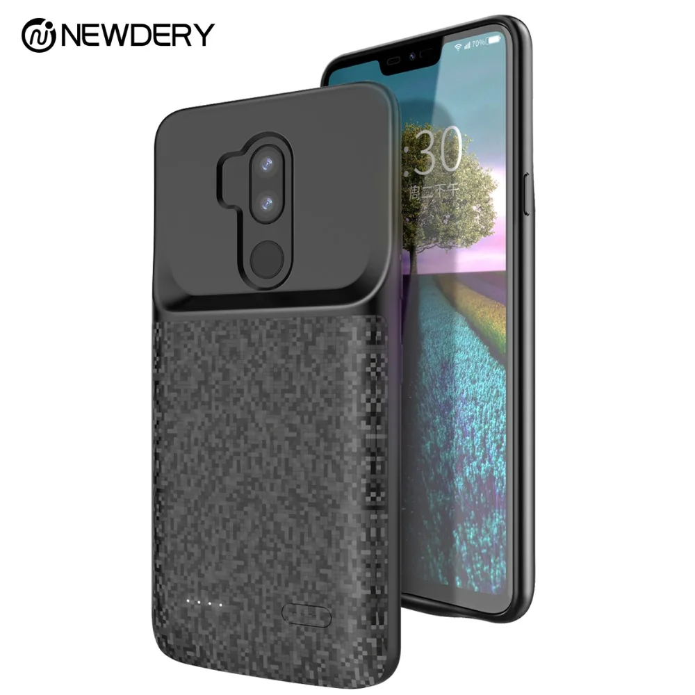 NEWDERY 4700 мАч чехол для зарядного устройства для LG G7 ThinQ/G7 plus G7+ Мягкий ТПУ ультра тонкий внешний блок резервного питания чехол