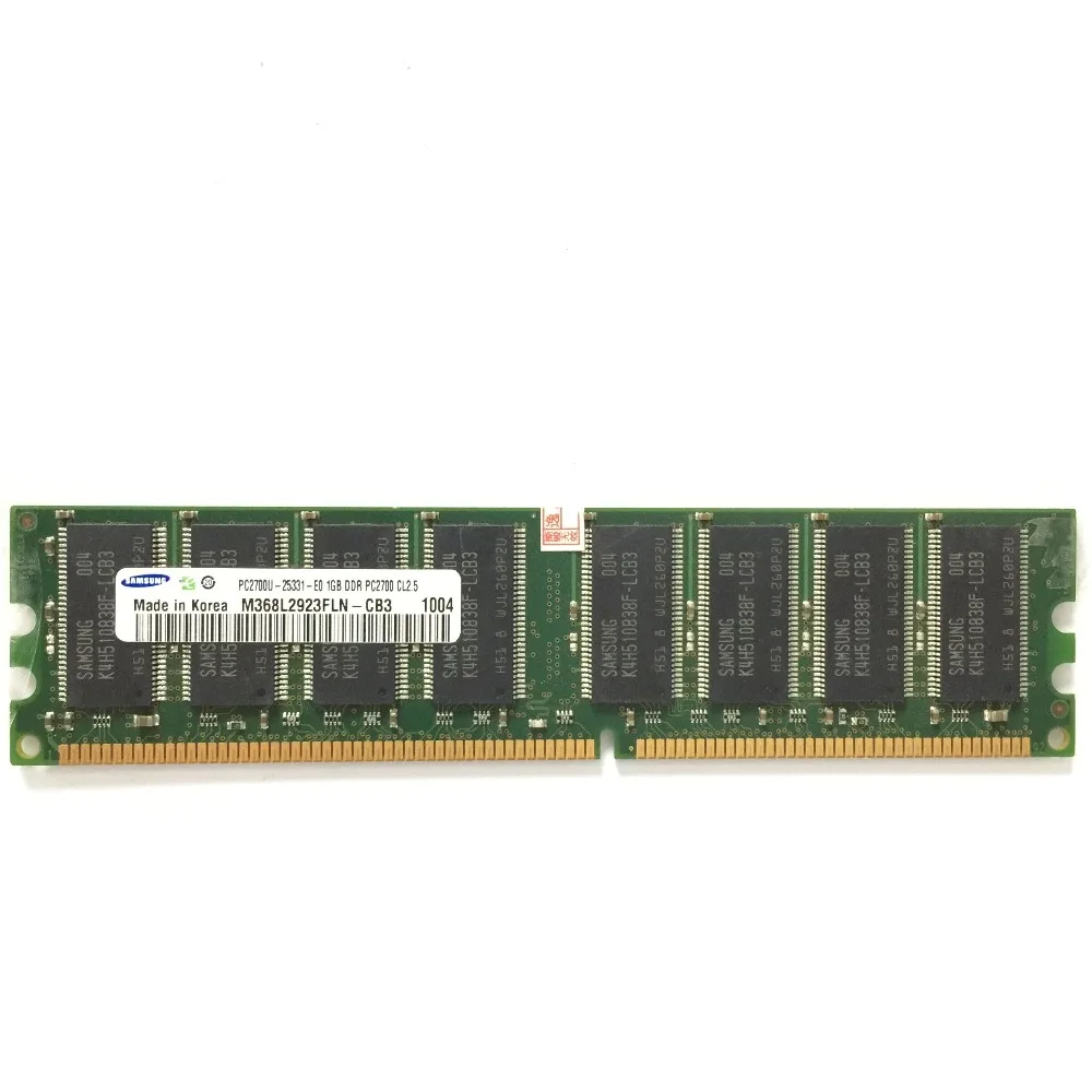 Samsung 1G 1 gb DDR PC 2700 3200 u DDR 1 333MHZ 400 MHZ 333MHZ 400 MHZ Настольный ПК память модуль компьютер настольный DDR1 ram