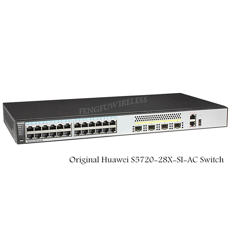 Оптом и продажи оригинальные новые Хуа Вэй 24 Gigabit электрический Порты разъёмы 4 10