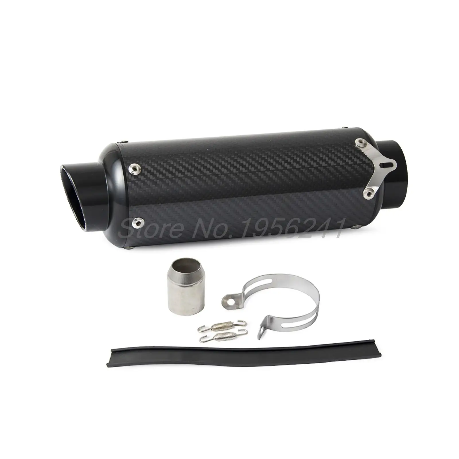 51mm Slip-On Pipe Carbon Fiber Exhaust Muffler For 125CC-200CC 250CC 300CC 350CC 450CC Etc Street Sport Racing Motorcycles | Автомобили и