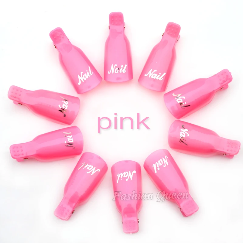 10 шт./компл. пригодный для ногтей акриловый зажим снятия гель лака инструмент