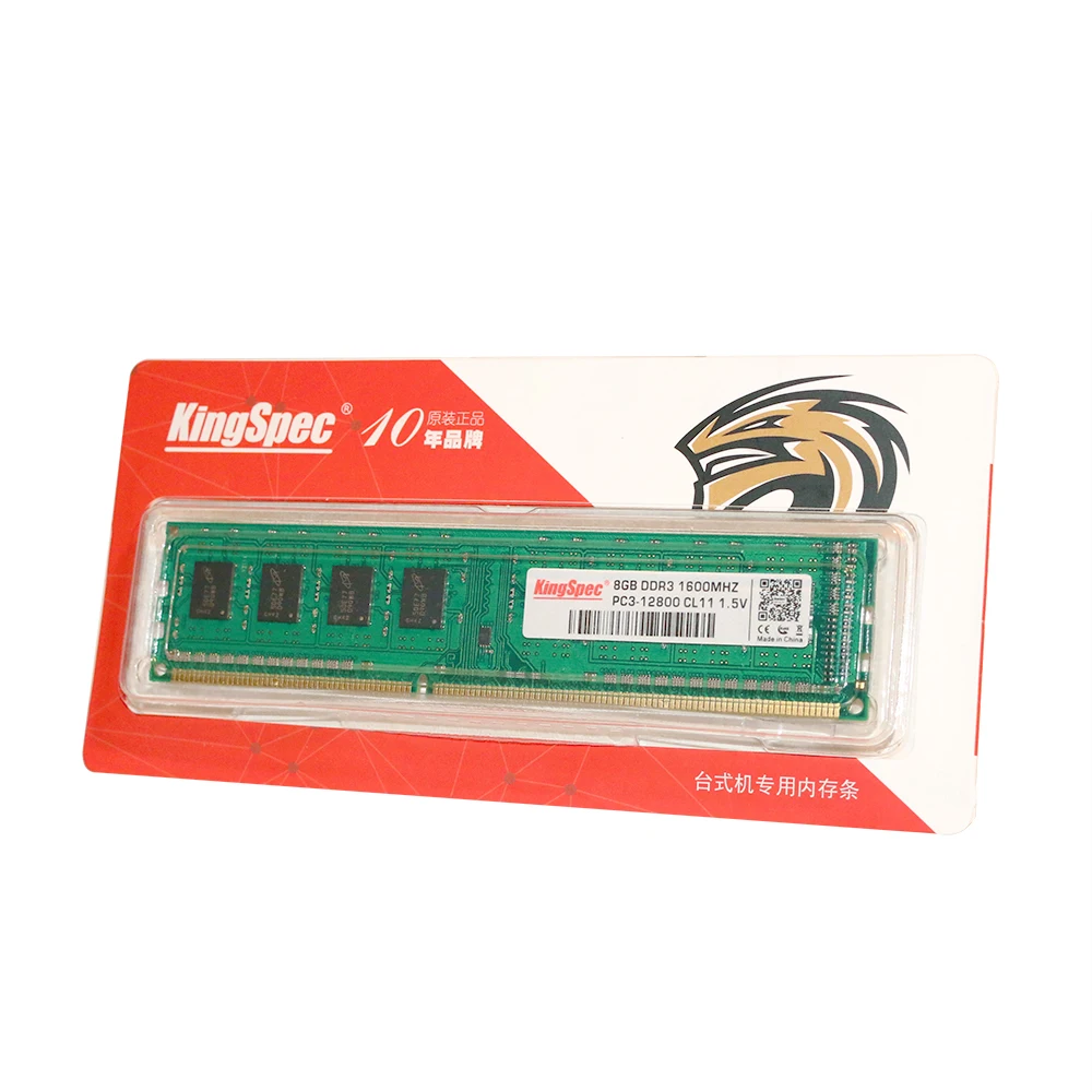 KingSpec DDR3 4 ГБ 8 ГБ 1600 МГц оперативная память 240pin для рабочего стола с высокой производительностью высокая скорость