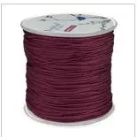 dark red 1 мм 100 ярдов/рулонная веревка макраме, атласные нейлоновые шнуры/веревка Kumihimo, китайский шнур с узлом, сделай сам, браслет, ювелирное изделие - Цвет: dark red