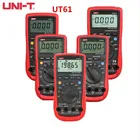 Цифровой мультиметр UNI-T UT61A, UT61B, UT61C, UT61D, UT61E, True RMS, аналоговая панель, измерение большой емкости, автоматическое выключение