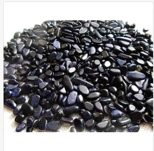 

100g BLUE GOLDSTONE Quartz Crystal Rock Chips Healing GEMSTONE SPECIMEN 0.22LB