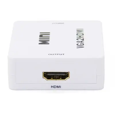 Мини бокс VGA2HDMI с аудио конвертером для Xiaomi Box/ноутбука/ПК HDTV HD 1080P VGA в HDMI видео