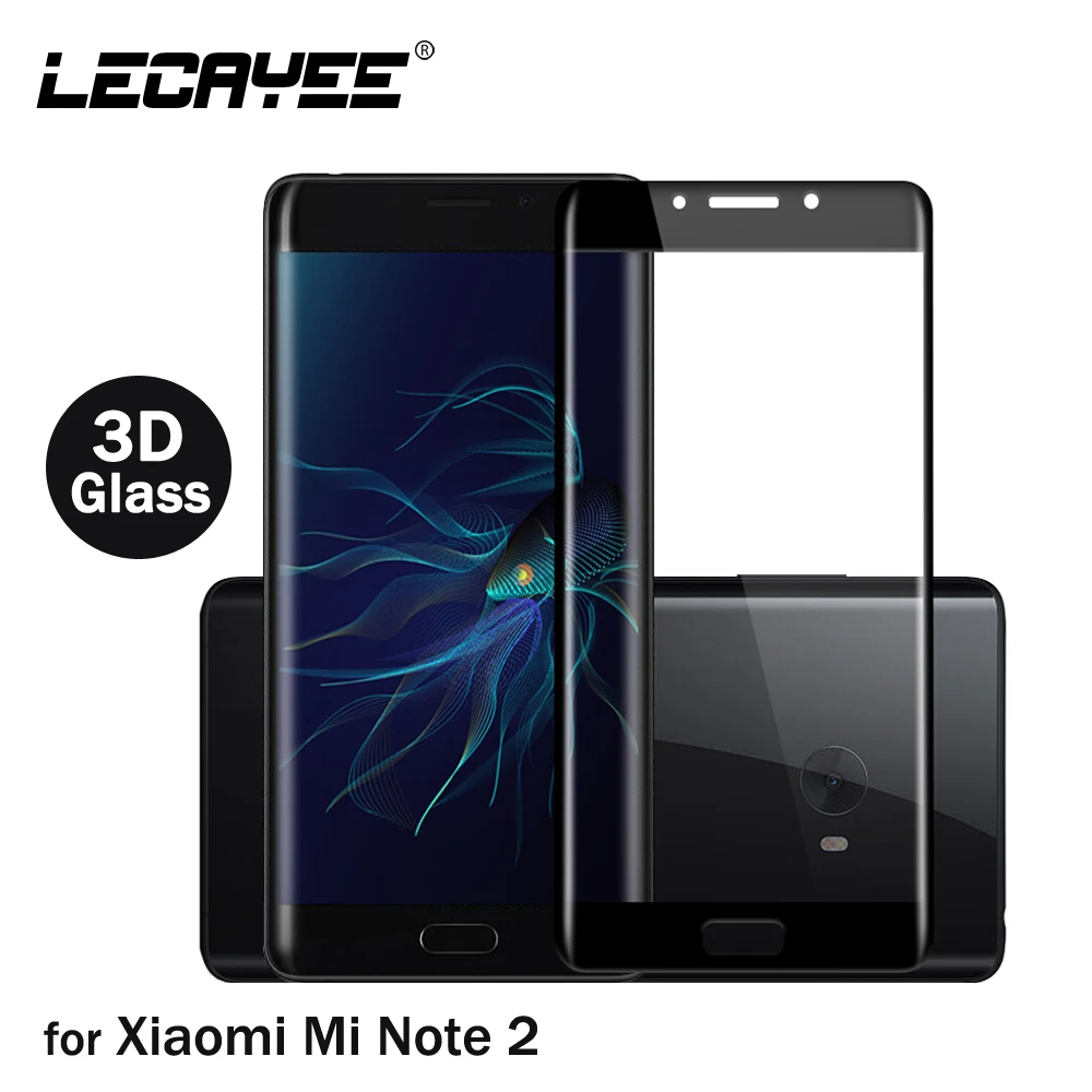 Цветное стекло LECAYEE для Xiaomi Mi Note 2 3D изогнутое полное покрытие закаленное Защитная