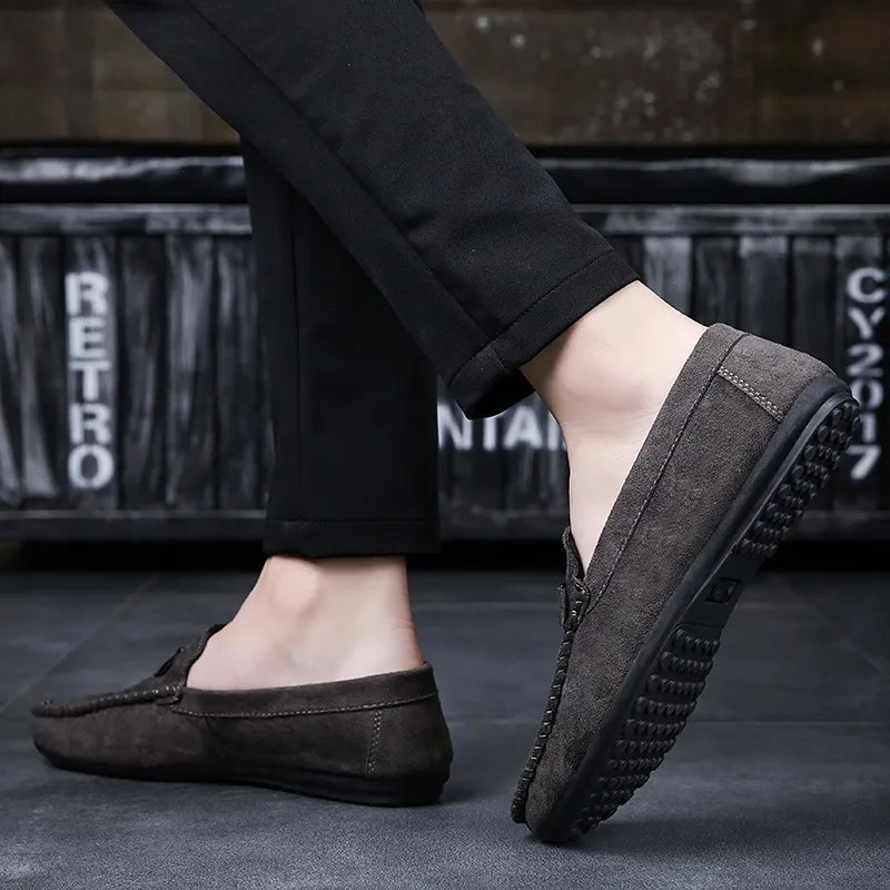 Vosonca Men Shoes Fashion Loafers High Quality Leather Casual Brand Flats Breathable Driving | Обувь