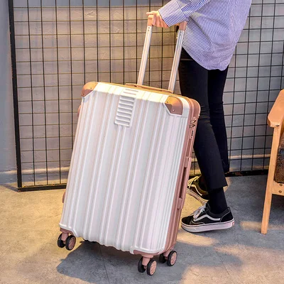 only luggage Женский чехол для путешествий 2" 24" дюймов, сумка для багажа с косметическим чехлом, чехол на колесиках - Цвет: only luggage
