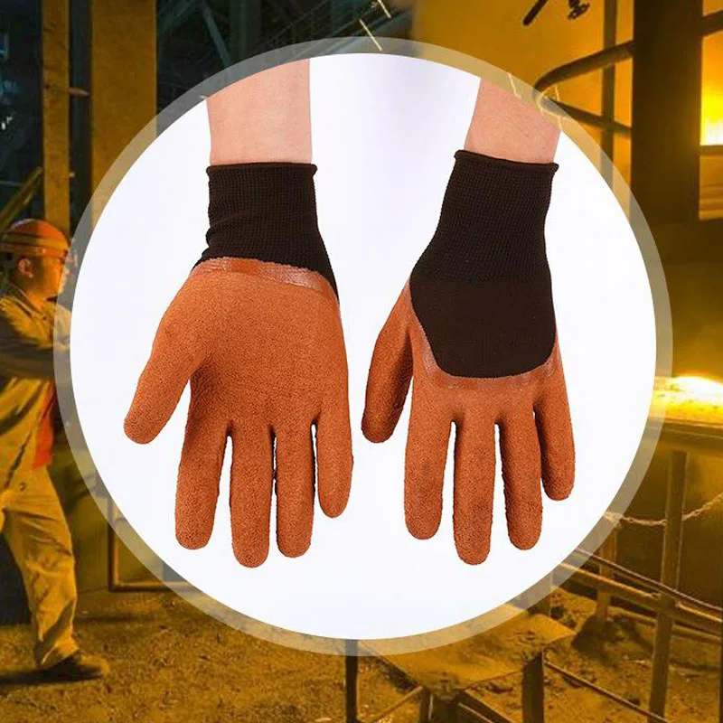 12 пар/лот перчатки с защитой от порезов защитные нейлоновые износостойкие пеной