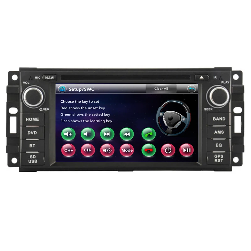 Автомобильный DVD GPS навигатор для Jeep Compass Grand Cherokee Liberty Patriot Wrangler Mitsubishi Raider 2005 2006 2007