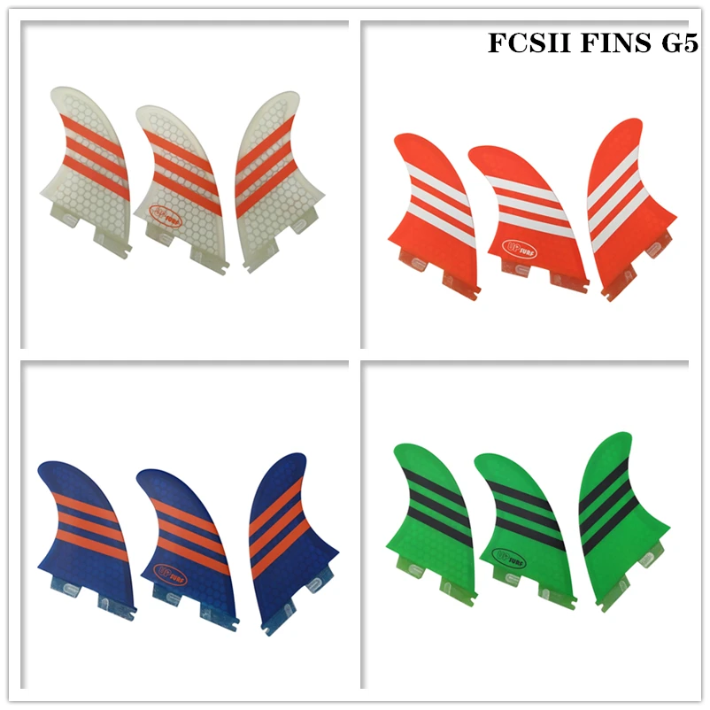 Серфинга FCSII G5 M Размер доски для серфинга синий/белый/красный/зеленый цвет соты