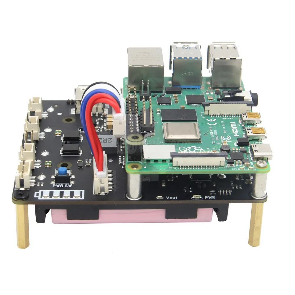 Raspberry Pi 4B/3B+/3B 18650 UPS и безопасная Плата расширения управления питанием, X750 щиты для Raspberry Pi 4 модели B/3B+/3B/2B