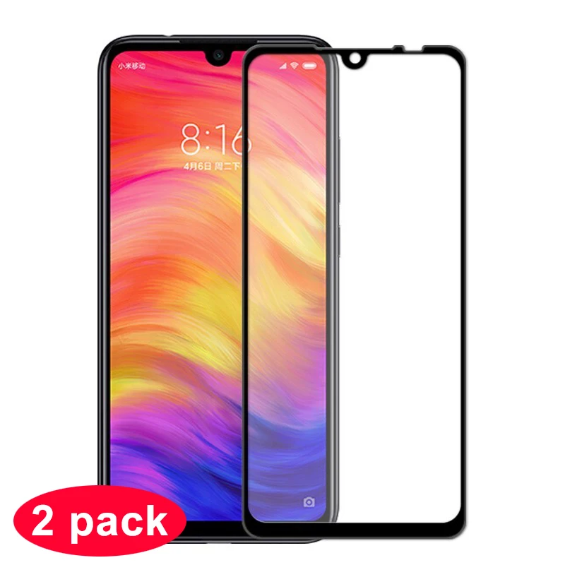 Защитное стекло на весь экран для Xiaomi Redmi Note 7 защитная пленка из закаленного