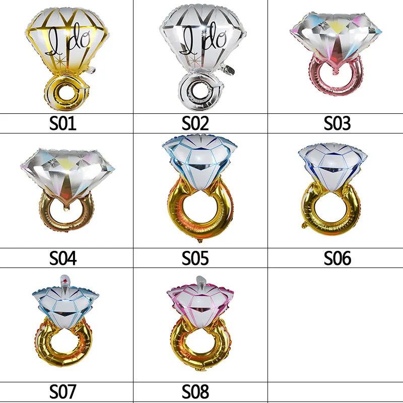 1 шт. кольцо с бриллиантами|Воздушные шары и аксессуары| |