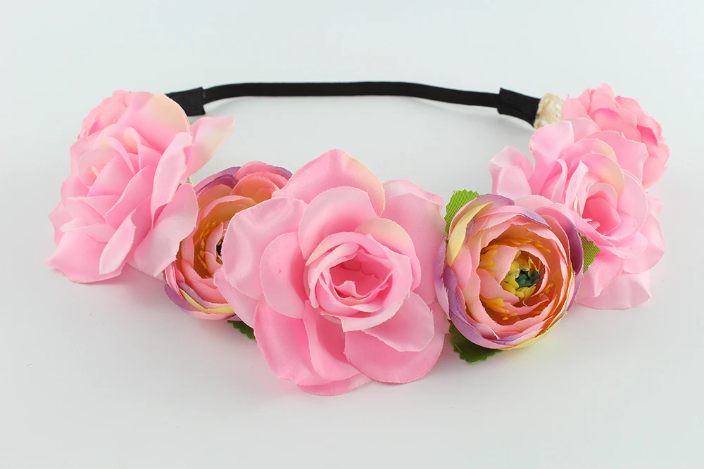 Принцесса Девочка Женщина Венок Корона Хало Цветочный Обруч Для Свадьбы Рождества Дня Рождения Путешествия Фотографии Аксессуары для волос на.