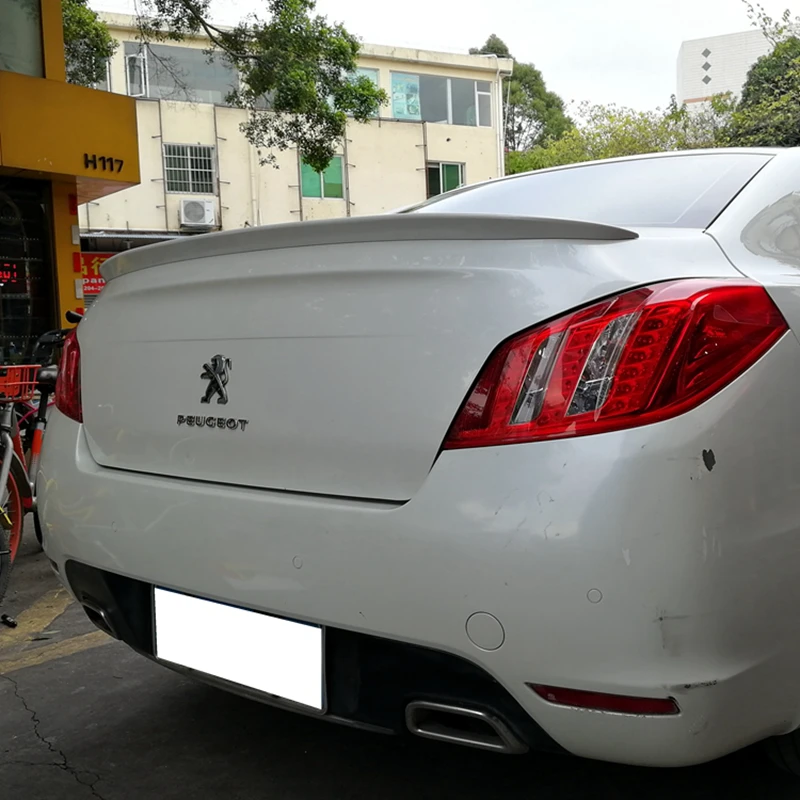 Для Peugeot 508 спойлер 2014 2018 высокое качество абс материал Автомобильный задний