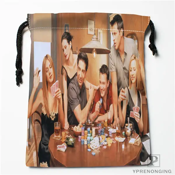 Drawstring Bags Пользовательские друзья Сумки на шнурке Печать Путешествия хранения мини сумка Плавание Туризм игрушка мешок размер 18x22 см#180412-11-77 - Цвет: Drawstring Bags