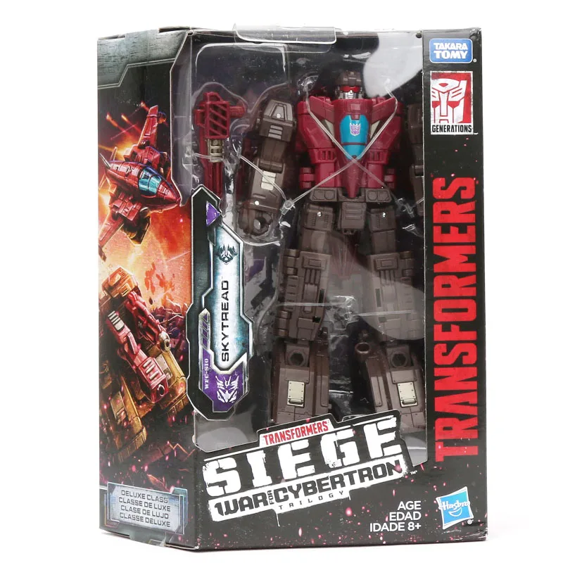 skytread 16 см Трансформеры игрушки поколения войны для Cybertron осада класса люкс WFC-S9 Автобот гонч Мегатрон ПВХ фигурка модель - Цвет: skytread