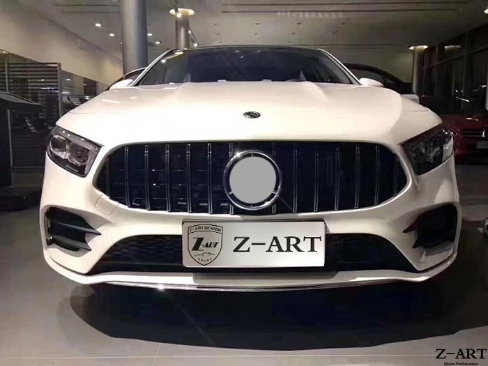 Z-ART A45 AMG Передняя решетка для Mercedes Benz A CLASS 2019 + GT выглядит класса W177 Бесплатная