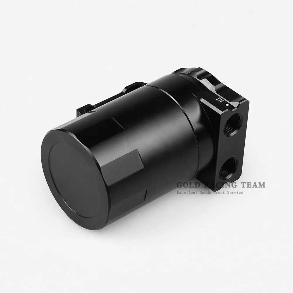 Алюминиевый масляный бак универсальный с 2 адаптерами an6 и an8 occ024-z-bk + occ027