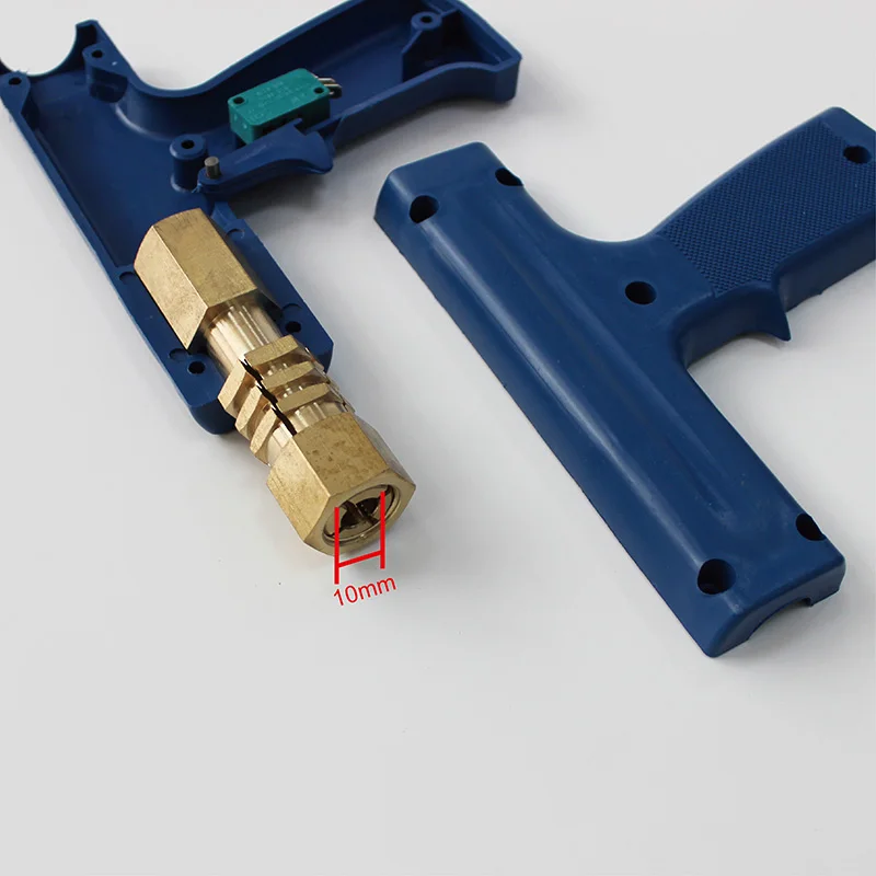 

blue spot welding gun with brass locking electrode spotter accessories for car body repair hand tools dent welder puller