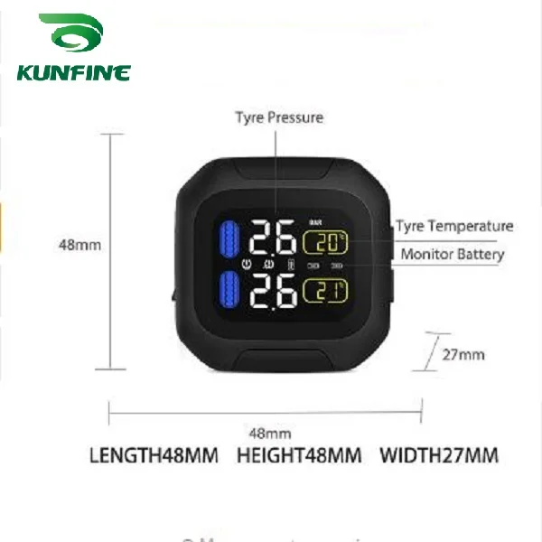 Двигатель TPMS беспроводной мотоцикл система мониторинга давления в шинах датчик