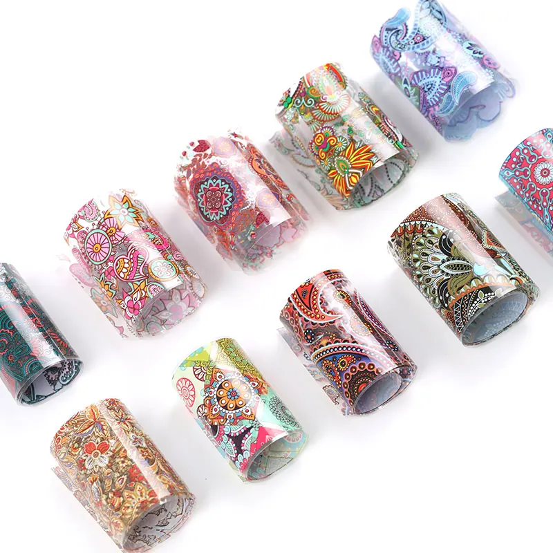 10 шт. цветные конверты для ногтей 20 х4 см