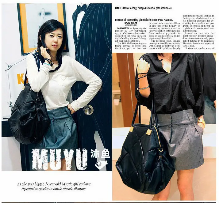 Free Shipping Black Leather Fashion lattice pattern Lady Ladies Women Woman Shoulder Handbag Bag | Багаж и сумки