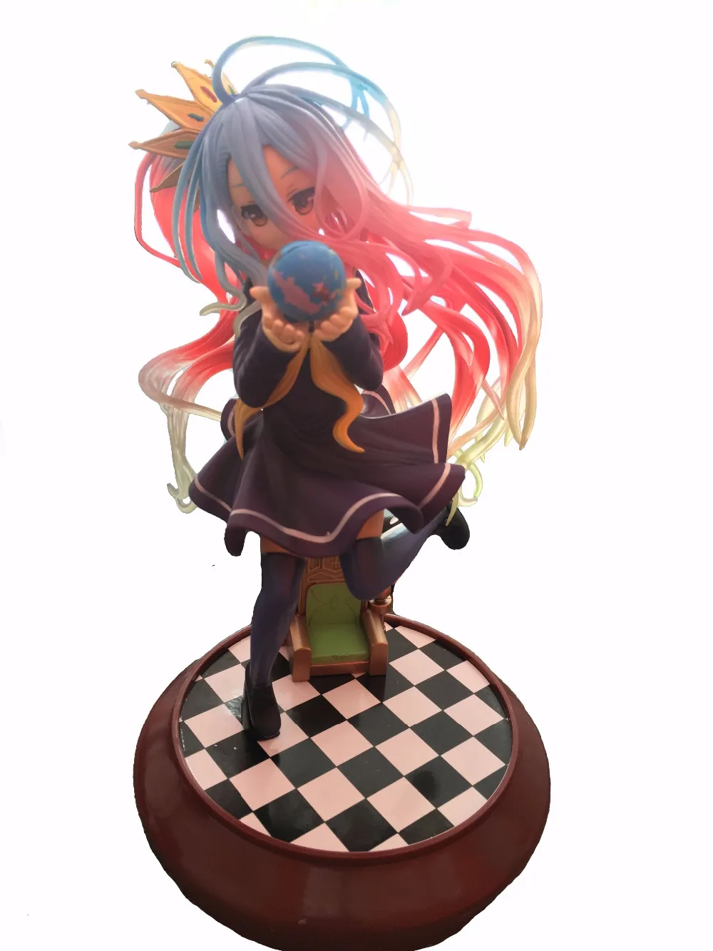 

Аниме экшн-фигурки, вдохновленные «No Game No Life», Shiro, ПВХ, 20 см, модели игрушек, куклы, игрушки