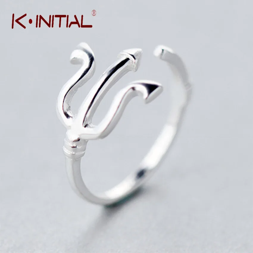 Kinitial 1 шт. новый модный стиль милое кольцо гарпун серебряные геометрические