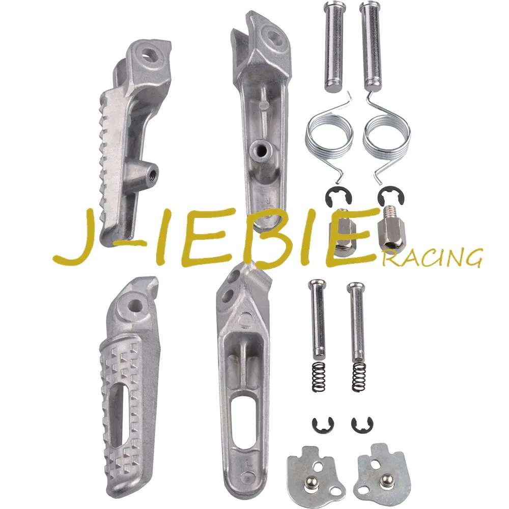 Серебристые Задние подножки для Honda CBR1000RR 2004 2014 CBR600RR 2003 2014|foot pegs footrest|pegs hondafoot honda |