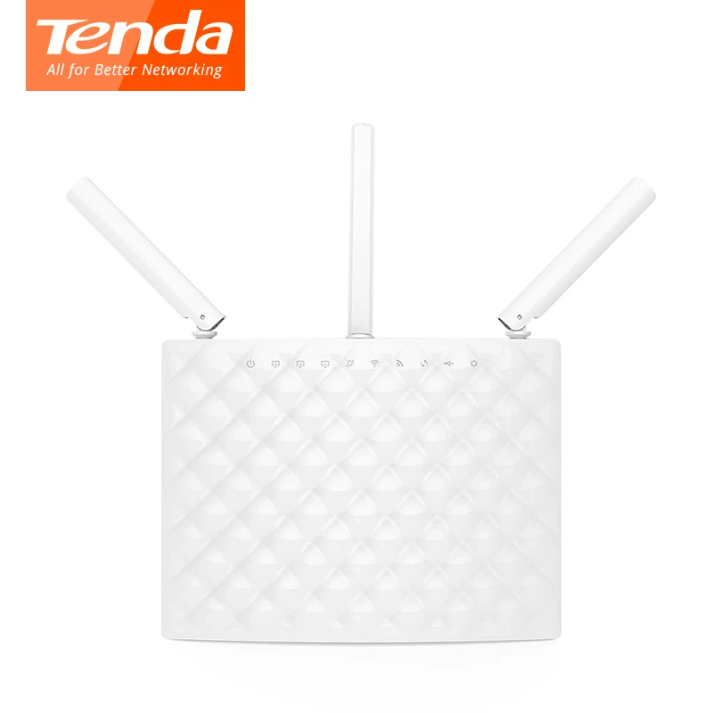 Беспроводной Wi Fi маршрутизатор с USB 3.0 Tenda 802.11AC 1900 Мбит/с 2.4 г 5.0 smart dual band
