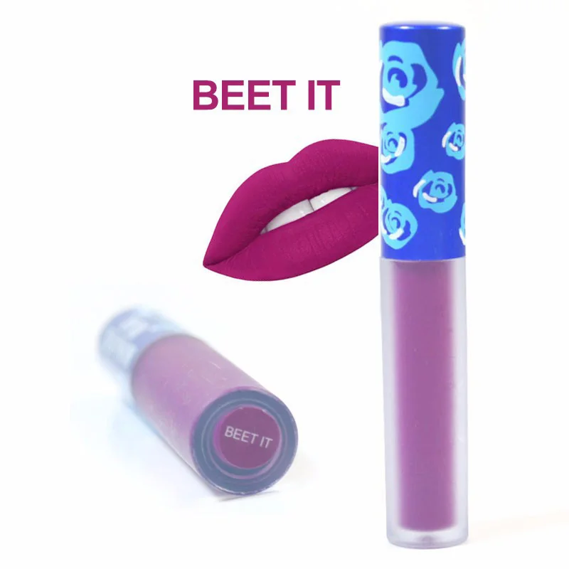 BEET IT Хит, 12 цветов, матовая губная помада beauty Batom, стойкая губная помада, красный, матовый, водостойкий макияж, блеск для губ, косметика - Цвет: BEET IT