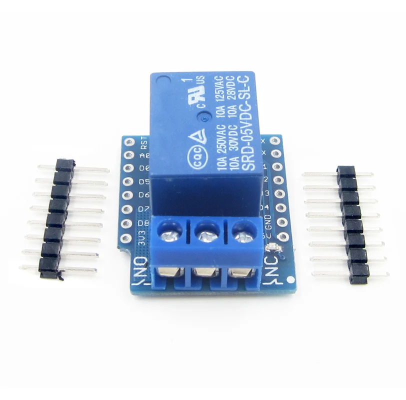 For WeMos D1 mini One Channel relay shield module for wemos d1 esp8266 expansion board arduino | Электронные компоненты и
