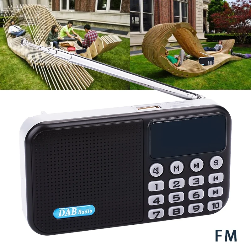 DAB/DAB + FM радио MP3 карман оборудование Bluetooth Динамик удобный