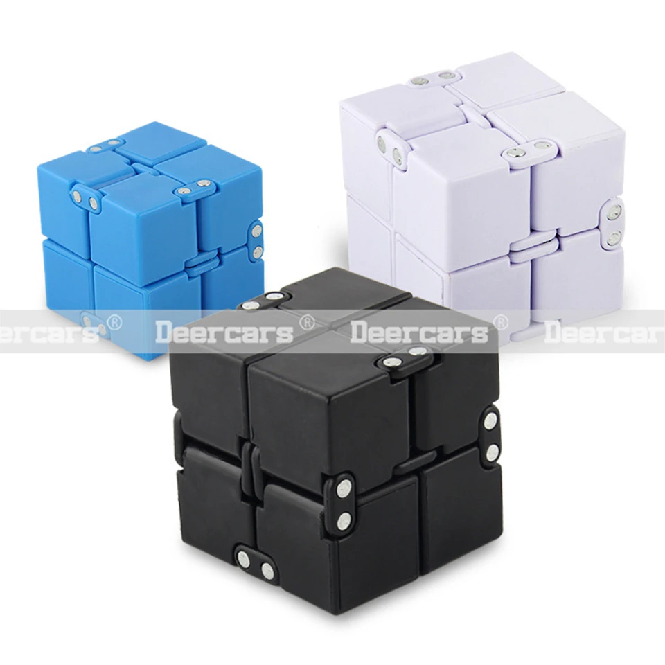 Infinity Magic Cube Decompression Folding Fingertip Unlimited Fold Children Puzzle Creative Toy Single Color | Игрушки и хобби