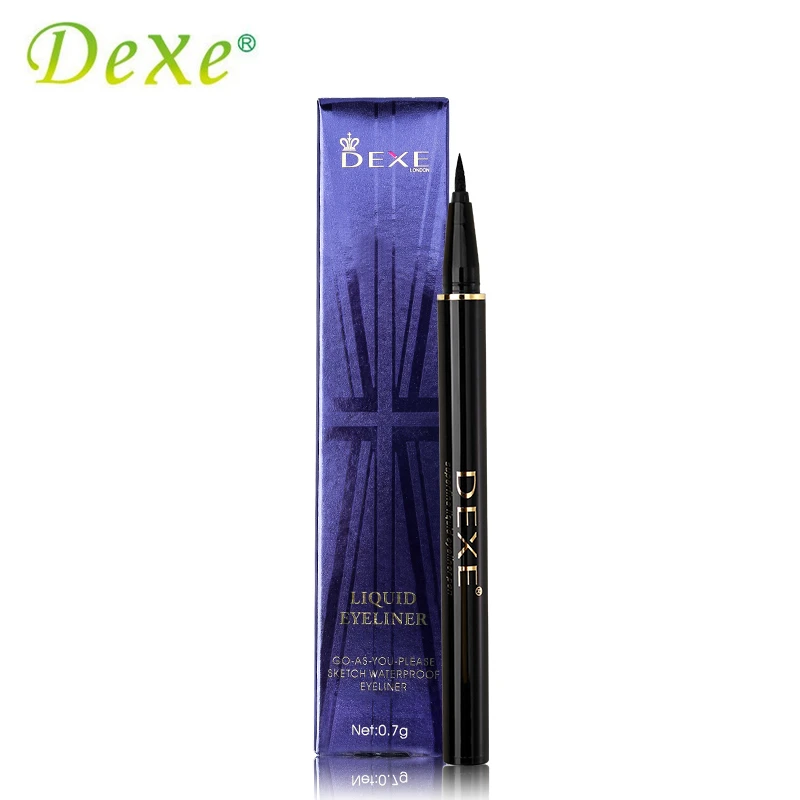 Новые поступления 0 7 г Dexe тончайший жидкая подводка Водонепроницаемый Eye Liner Pen