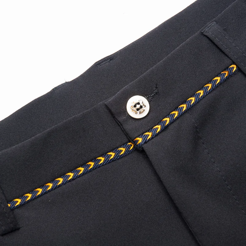 2017 новые весенние и летние стильные мужские повседневные длинные брюки высокого