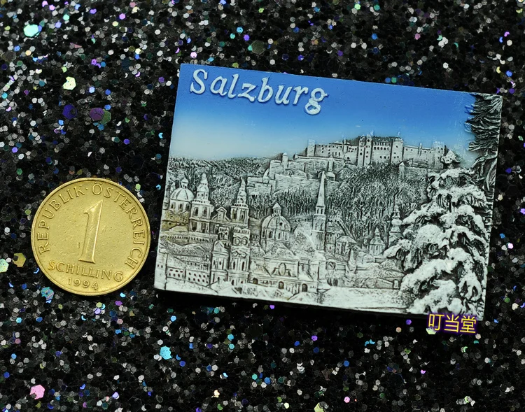 Туристические сувениры со всего мира из смолы холодильник продукты в Вену | Дом и