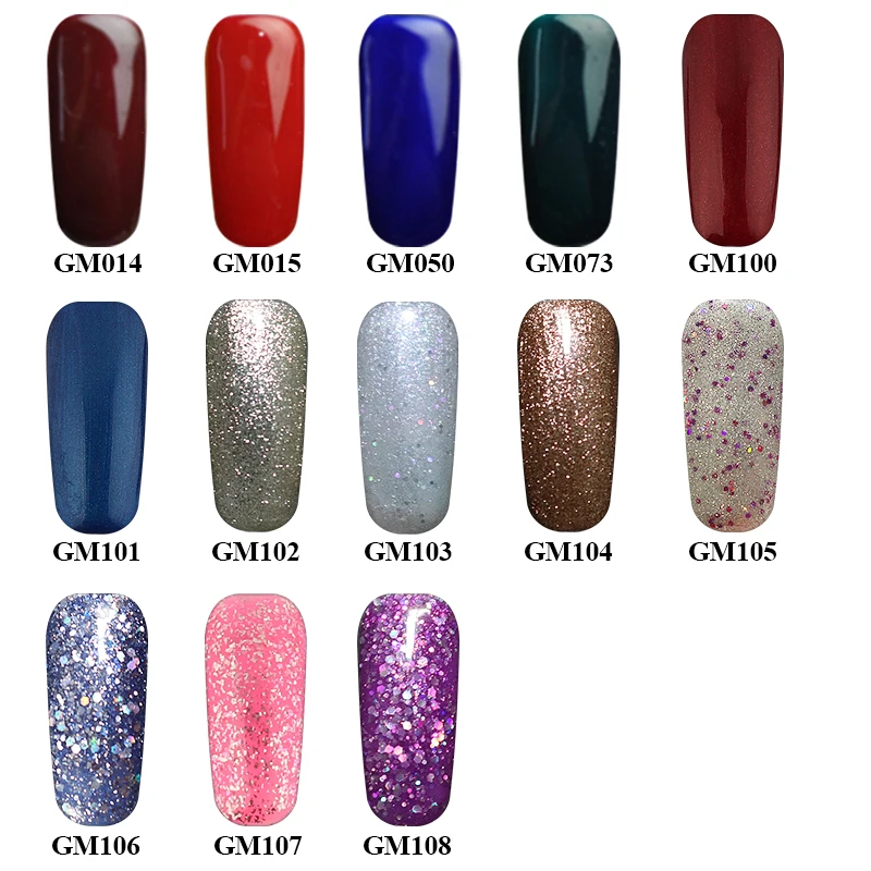 УФ-гель для ногтей Lucky Color с алмазными блестками чистый цвет отмачиваемый Гель-лак