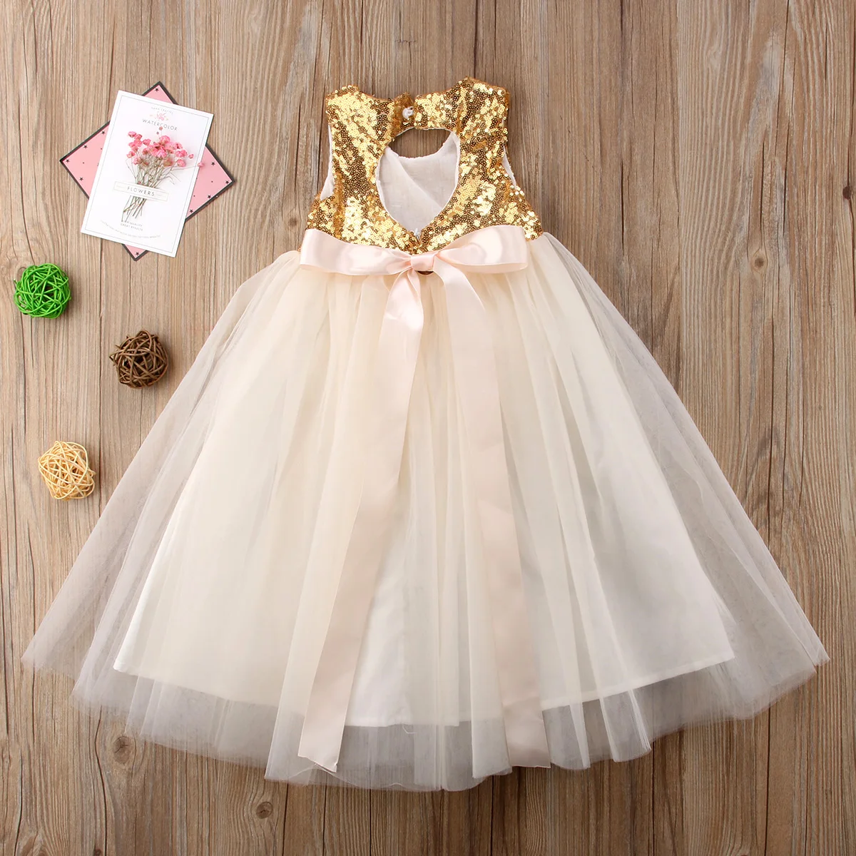 2018 Latest Children's Wear Toddler Infant Pageant Flower Girl Dress Wedding Bridesmaid Gown Formal Occasion Sequin 2-8T | Детская