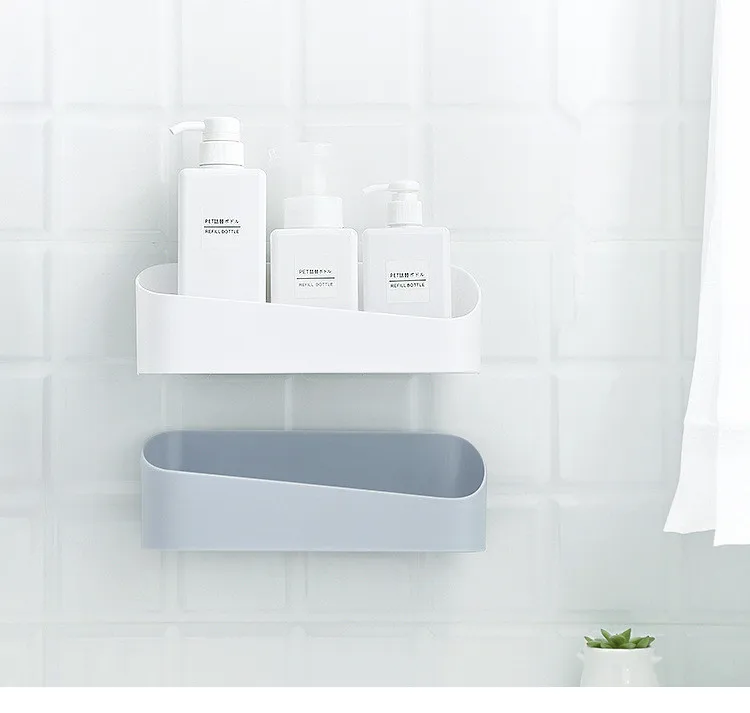 1 шт. кухонная настенная полка для ванной комнаты пластиковая вешалка душа