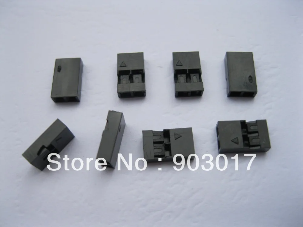 2000 шт соединительный провод женский корпус 2 контактный разъем шаг 0 мм черный