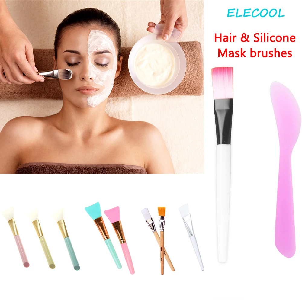 Силиконовая или маска для волос щетка деревянная пластиковая набор палочек