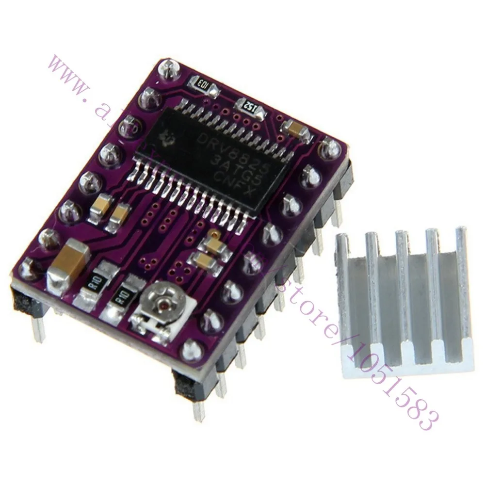 Драйвер шагового двигателя и радиатор Pololu 4 слойный 5 шт.|drv8825 driver|5pcs drv88253d prusa |
