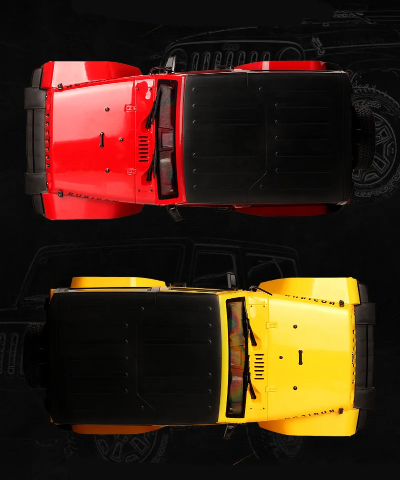 Высокое качество 1:10 Jeep Wrangler shell RC Rock Crawler жесткий пластиковый резиновый корпус для